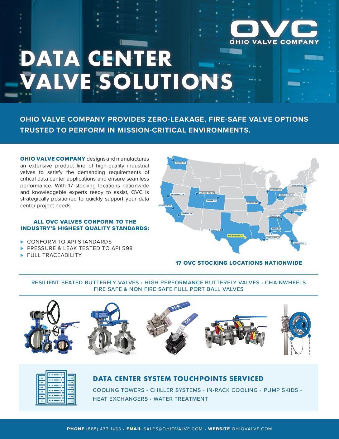 OVC Data Center Valve Solutions OVC Data Center Valve Solutions